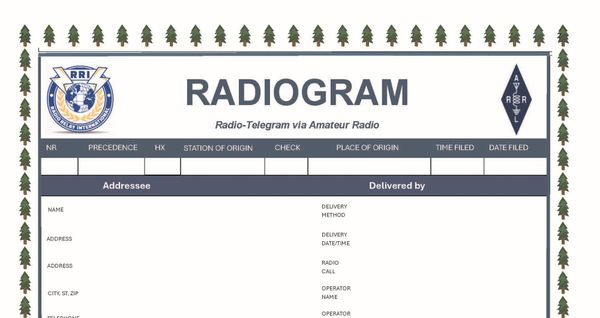 Send Holiday Greetings via Amateur Radio